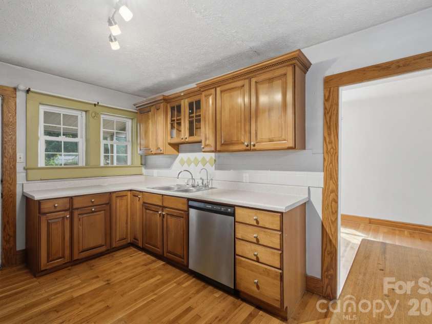 108 Patton Avenue, Canton, NC 28716.  MLS# CAR4400463, YatesRealty ID 38266. Upstairs Kitchen