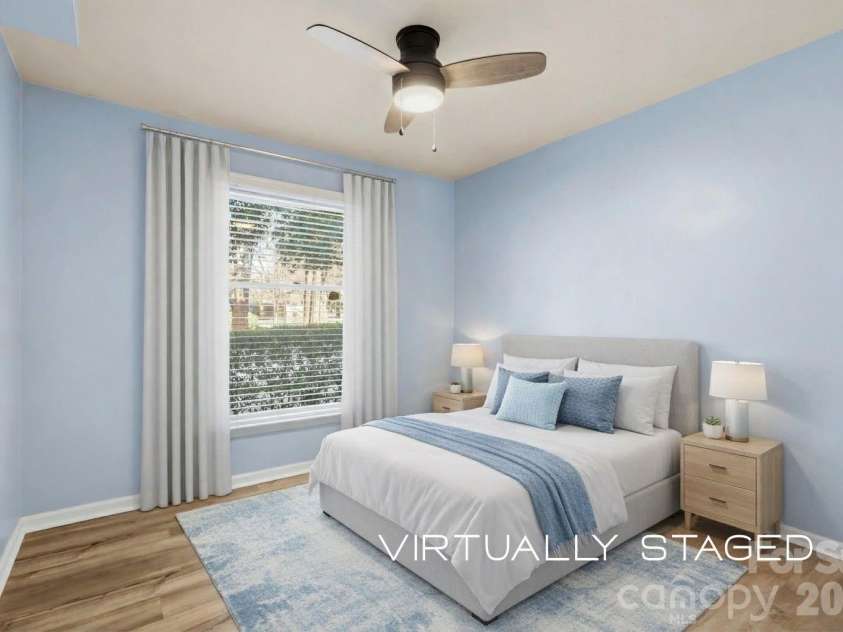 430 Queens Road, Charlotte, NC 28207.  MLS# CAR4340440, YatesRealty ID 3828. Virtually staged 2nd bedroom.