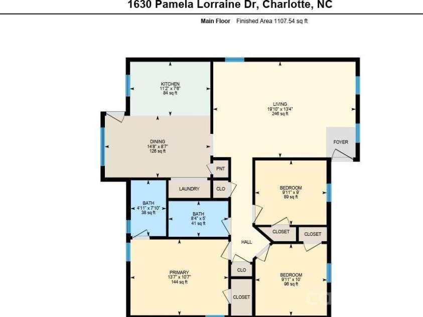 1630 Pamela Lorraine Drive, Charlotte, NC 28213.  MLS# CAR4401866, YatesRealty ID 38288. 