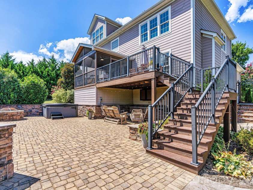 2576 Shanklin Lane, Denver, NC 28037.  MLS# CAR4287690, YatesRealty ID 3830. Focused Back Patio/Deck View 