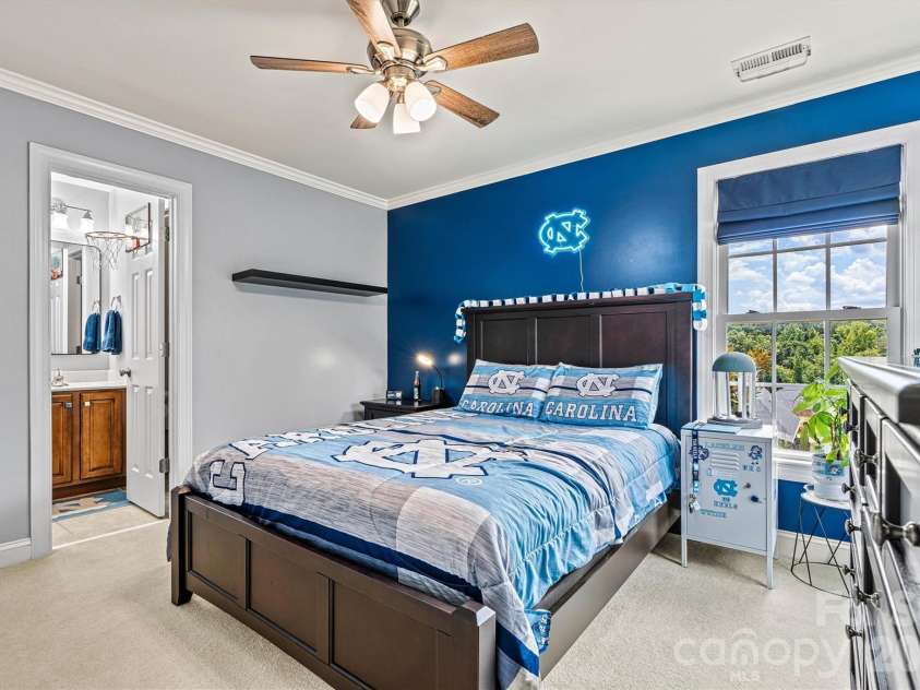 2576 Shanklin Lane, Denver, NC 28037.  MLS# CAR4287690, YatesRealty ID 3830. Fourth Bedroom/Window View/Full Bath Entry(Second Floor)