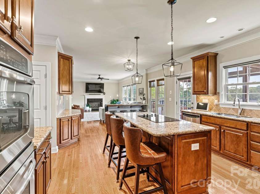 2576 Shanklin Lane, Denver, NC 28037.  MLS# CAR4287690, YatesRealty ID 3830. Open Concept Kitchen/Den View 