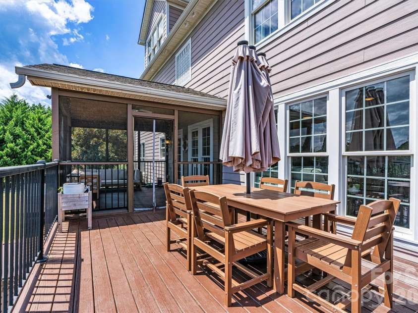 2576 Shanklin Lane, Denver, NC 28037.  MLS# CAR4287690, YatesRealty ID 3830. Open Deck/Screened Porch View 
