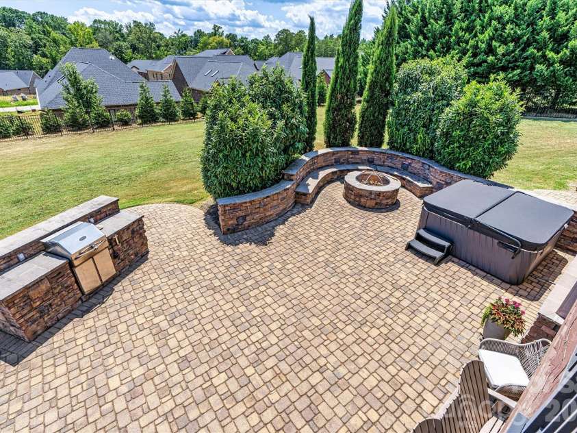 2576 Shanklin Lane, Denver, NC 28037.  MLS# CAR4287690, YatesRealty ID 3830. Patio/Grill/Firepit/Hot Tub View 