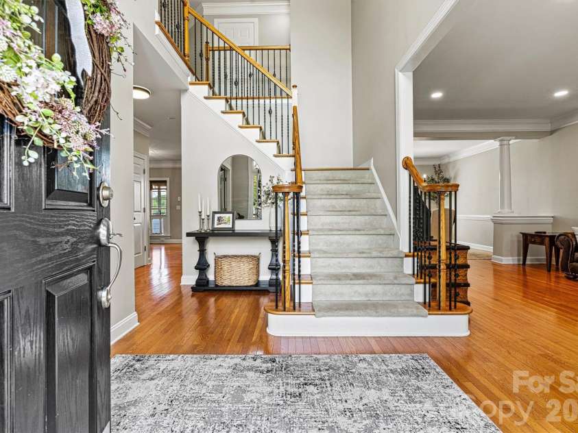 2576 Shanklin Lane, Denver, NC 28037.  MLS# CAR4287690, YatesRealty ID 3830. Two Story Foyer/Front Stairway View 