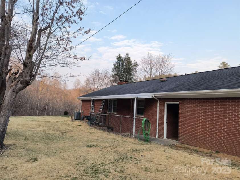 358 Carson Elliott Drive, Marion, NC 28752.  MLS# CAR4240915, YatesRealty ID 3832. Back door to garage