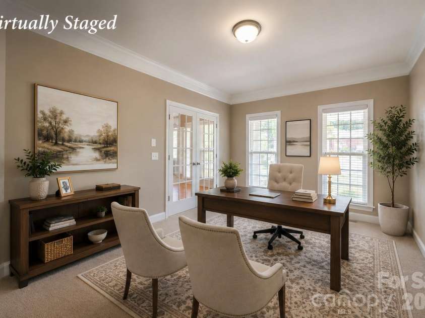 699 Beacontree Court, Concord, NC 28027.  MLS# CAR4403162, YatesRealty ID 38320. Office Virtually Staged