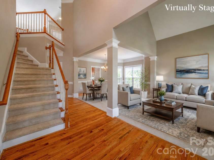 699 Beacontree Court, Concord, NC 28027.  MLS# CAR4403162, YatesRealty ID 38320. Virtually Staged Living Dining