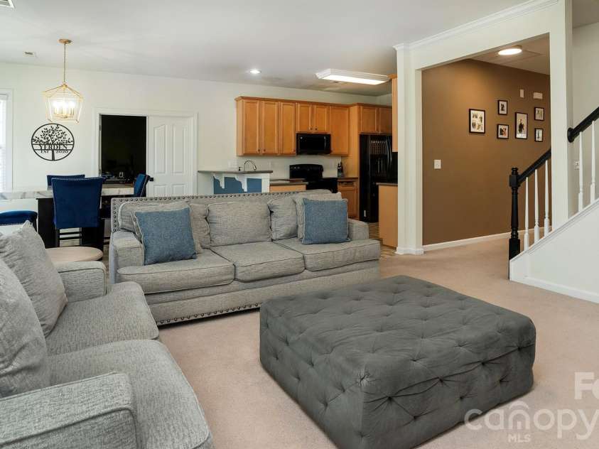 1601 Bay Meadows Avenue, Concord, NC 28027.  MLS# CAR4403185, YatesRealty ID 38344. Open Living Room