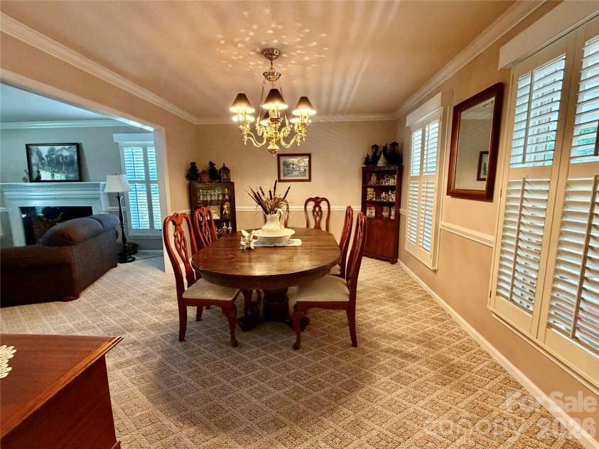 477 Birchwood Trail, Concord, NC 28025.  MLS# CAR4404001, YatesRealty ID 38353. Spacious Dining Room