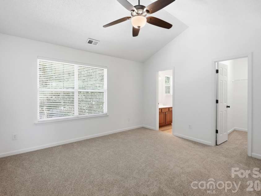 1730 Eagle Ridge Drive, Rock Hill, SC 29732.  MLS# CAR4403986, YatesRealty ID 38364. Bedroom 2 w/vaulted ceiling walk-in closet and ensuite bathroom