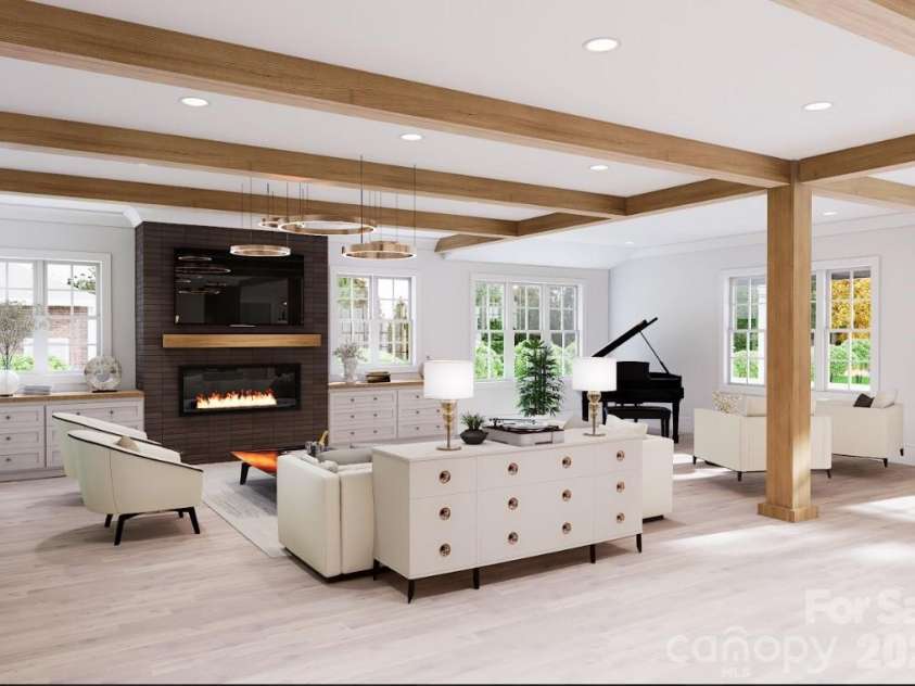 104 Sherwood Drive, Huntersville, NC 28078.  MLS# CAR4400327, YatesRealty ID 38379. Open florr plan