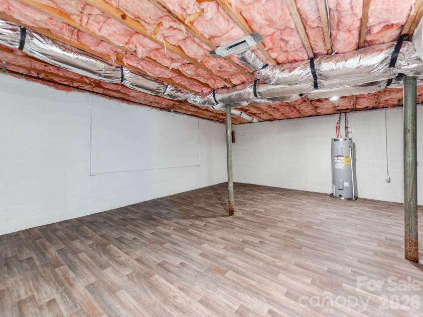 5404 Hope Road, Vale, NC 28168.  MLS# CAR4342882, YatesRealty ID 3840. Storage space in Basement 