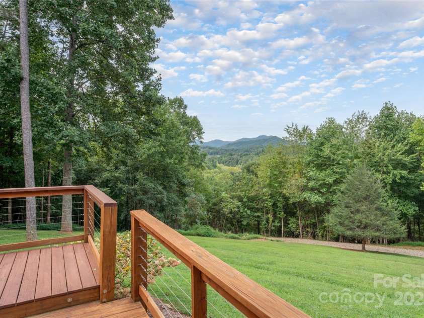 69 Merrell Road, Leicester, NC 28748.  MLS# CAR4181794, YatesRealty ID 3840. View From Front Deck