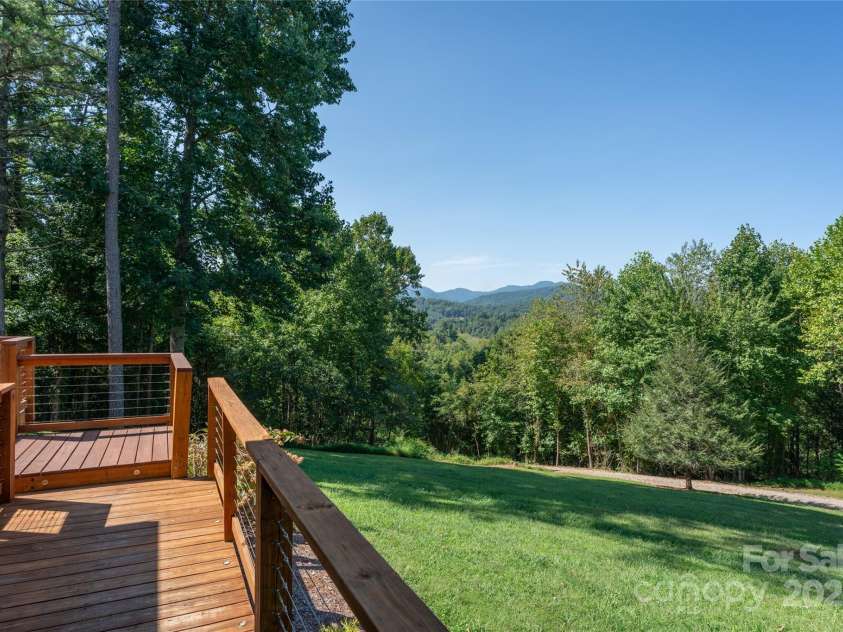 69 Merrell Road, Leicester, NC 28748.  MLS# CAR4181794, YatesRealty ID 3840. View From Front Deck