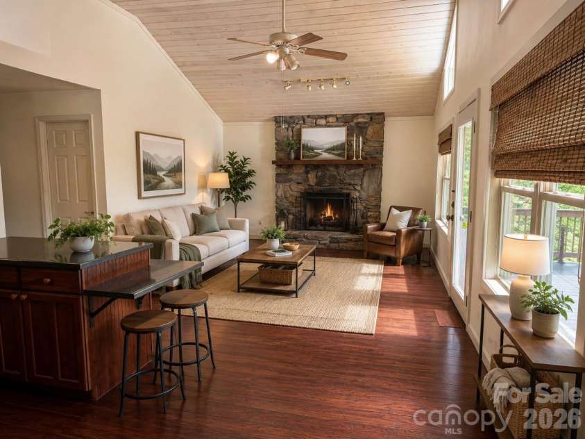16 Turtle Dove Trail, Burnsville, NC 28714.  MLS# CAR4399119, YatesRealty ID 38405. AI Enhanced