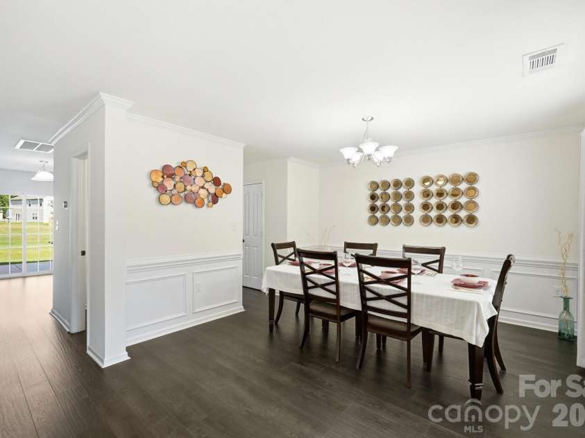 4734 Manchineel Lane, Monroe, NC 28110.  MLS# CAR4399318, YatesRealty ID 38409. Dining Room