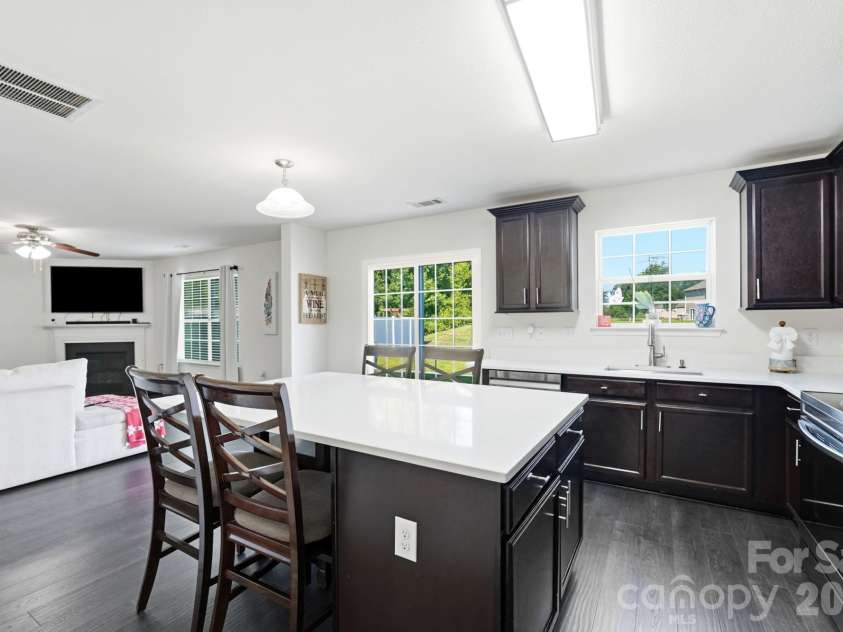 4734 Manchineel Lane, Monroe, NC 28110.  MLS# CAR4399318, YatesRealty ID 38409. Open Kitchen