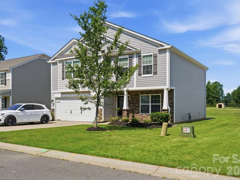 4734 Manchineel Lane, Monroe, NC 28110.  MLS# CAR4399318, YatesRealty ID 38409. Side View