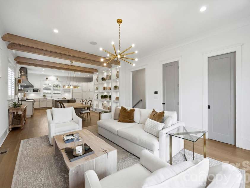 512 Living Way, Charlotte, NC 28204.  MLS# CAR4397058, YatesRealty ID 38430. Living Room - Open Floor Plan Concept