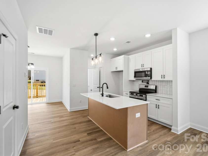 210 8th Avenue Drive, Hickory, NC 28602.  MLS# CAR4400461, YatesRealty ID 38442. View of the Kitchen