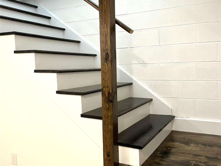 305 Forest Hill Street, Morganton, NC 28655.  MLS# CAR4396833, YatesRealty ID 38458. Stairway