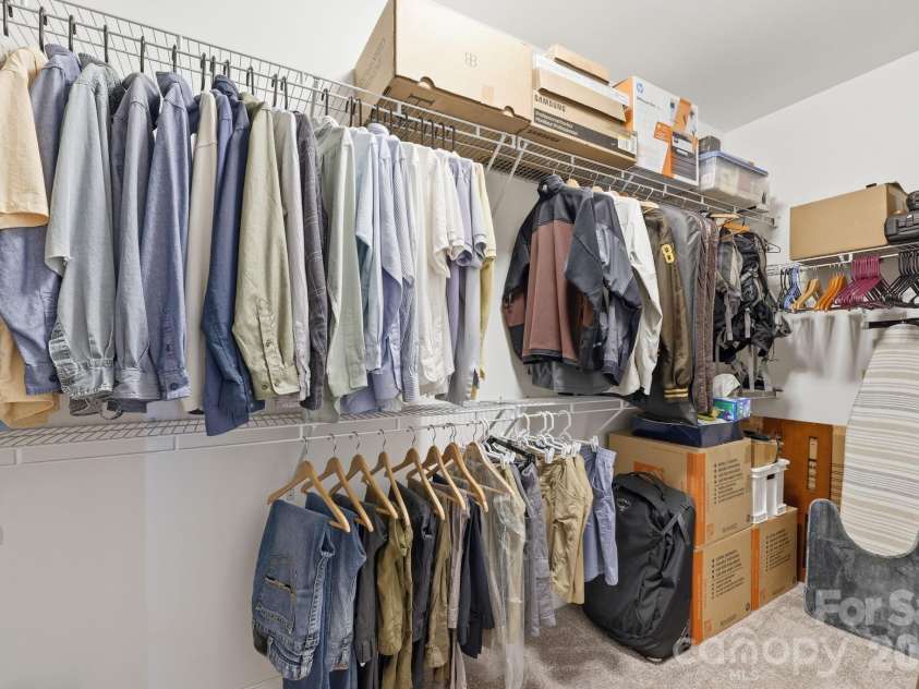 2525 Whispering Way, Indian Trail, NC 28079.  MLS# CAR4356535, YatesRealty ID 3846. Large primary closet