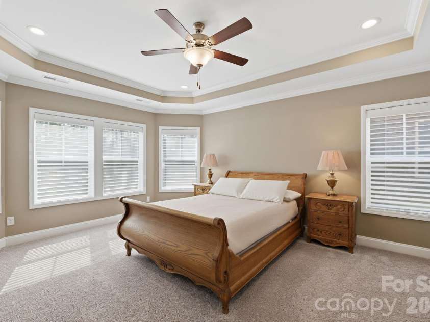 2525 Whispering Way, Indian Trail, NC 28079.  MLS# CAR4356535, YatesRealty ID 3846. Primary bedroom