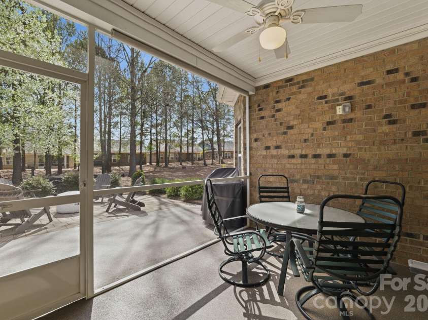 2525 Whispering Way, Indian Trail, NC 28079.  MLS# CAR4356535, YatesRealty ID 3846. Private screened in back patio