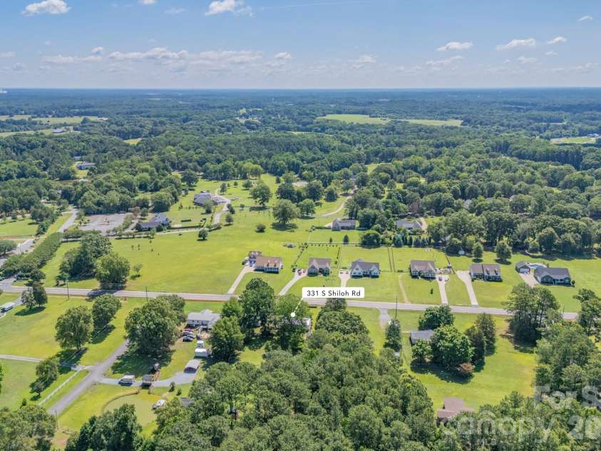 331 Shiloh Road, York, SC 29745.  MLS# CAR4402807, YatesRealty ID 38465. Aerial