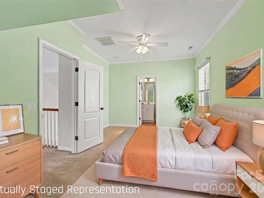 1162 Gold Rush Court, Fort Mill, SC 29708.  MLS# CAR4412511, YatesRealty ID 38468. Bedroom 2 *Virtually Staged*