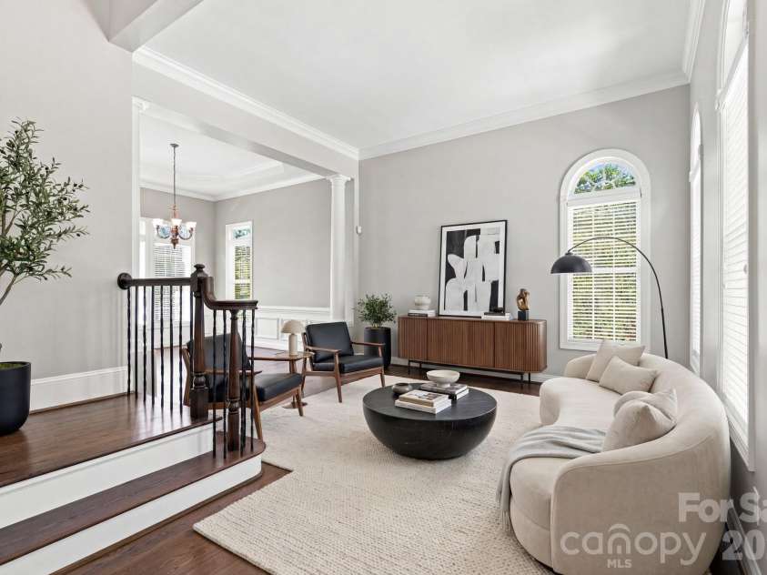 4685 Eagle Pointe Court, Denver, NC 28037.  MLS# CAR4332859, YatesRealty ID 38484. Virtually staged Living room