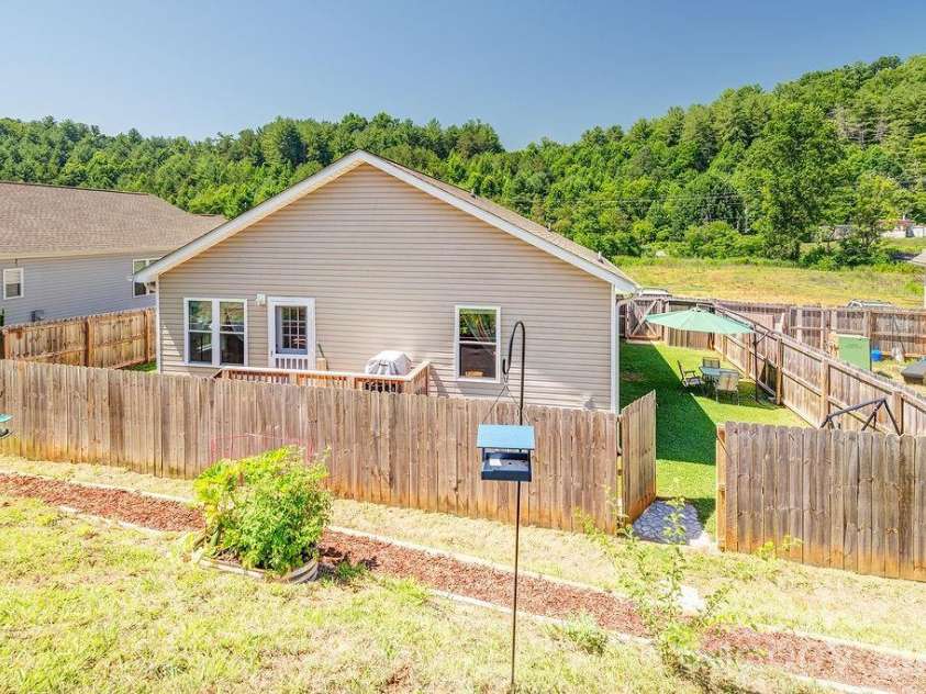 40 Quinn Hill Lane, Mars Hill, NC 28754.  MLS# CAR4395891, YatesRealty ID 38489. View from Back Yard