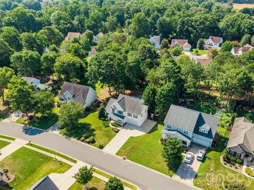 7542 Sedgebrook Drive, Stanley, NC 28164.  MLS# CAR4401228, YatesRealty ID 38497. Birdseye view