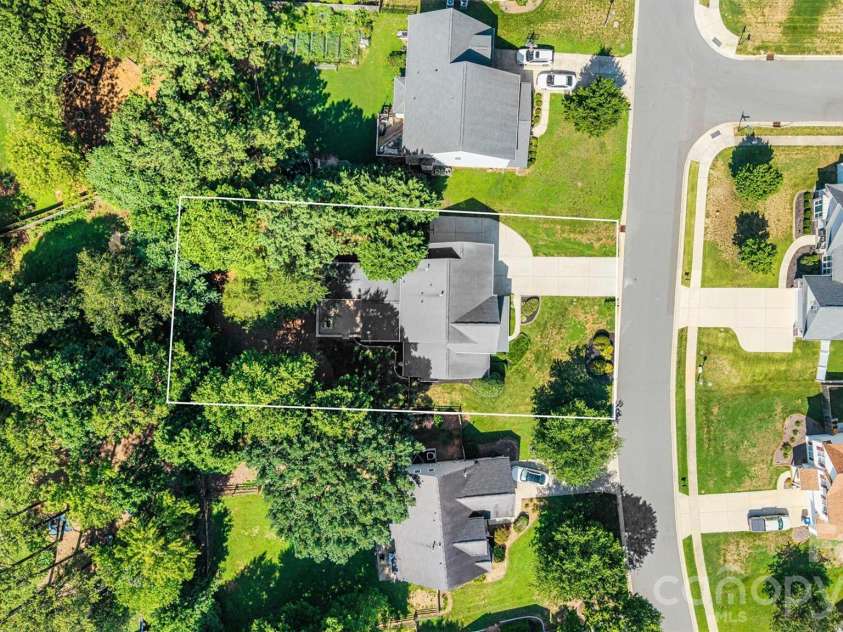 7542 Sedgebrook Drive, Stanley, NC 28164.  MLS# CAR4401228, YatesRealty ID 38497. Birdseye view