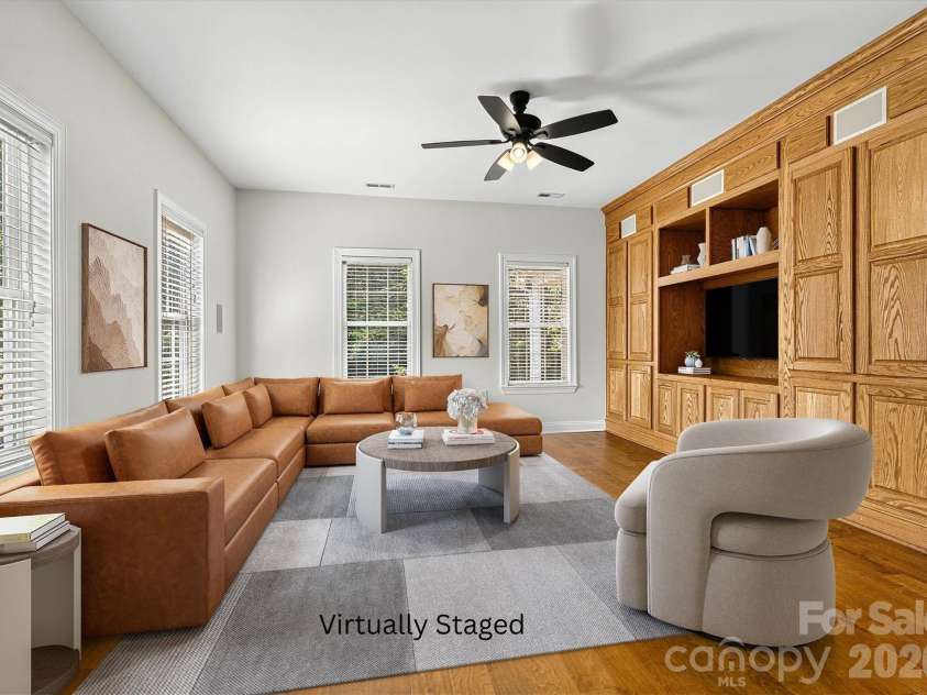 7542 Sedgebrook Drive, Stanley, NC 28164.  MLS# CAR4401228, YatesRealty ID 38497. Virtually Staged Media Room/office/flex