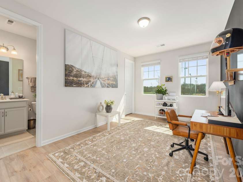 206 Marron Drive, Indian Trail, NC 28079.  MLS# CAR4356949, YatesRealty ID 3850. 1st Floor Bedroom
