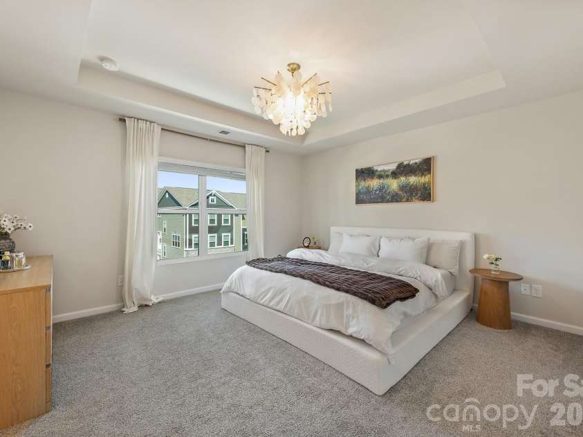 206 Marron Drive, Indian Trail, NC 28079.  MLS# CAR4356949, YatesRealty ID 3850. 3rd floor primary bedroom