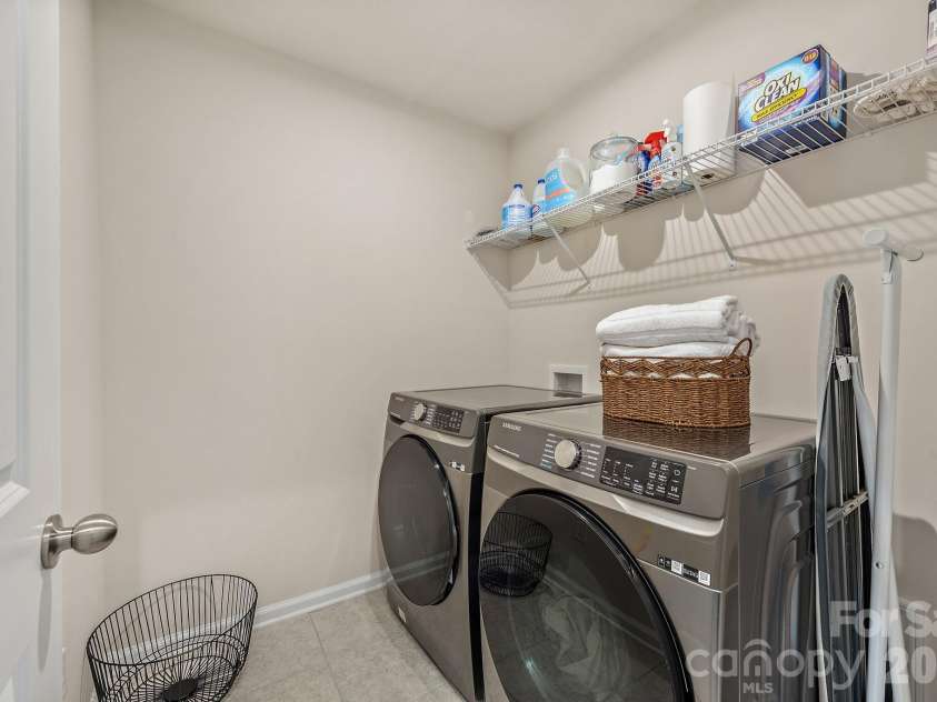 206 Marron Drive, Indian Trail, NC 28079.  MLS# CAR4356949, YatesRealty ID 3850. Laundry room