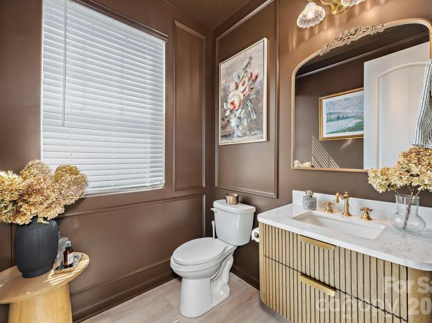 206 Marron Drive, Indian Trail, NC 28079.  MLS# CAR4356949, YatesRealty ID 3850. Second floor bathroom