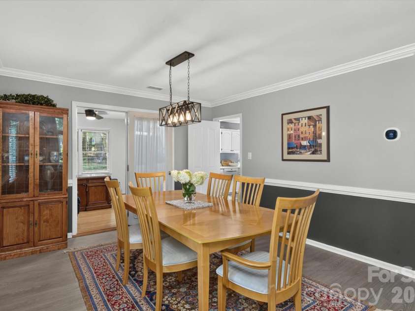 9801 Deer Spring Lane, Charlotte, NC 28210.  MLS# CAR4404766, YatesRealty ID 38506. Formal Dining Room