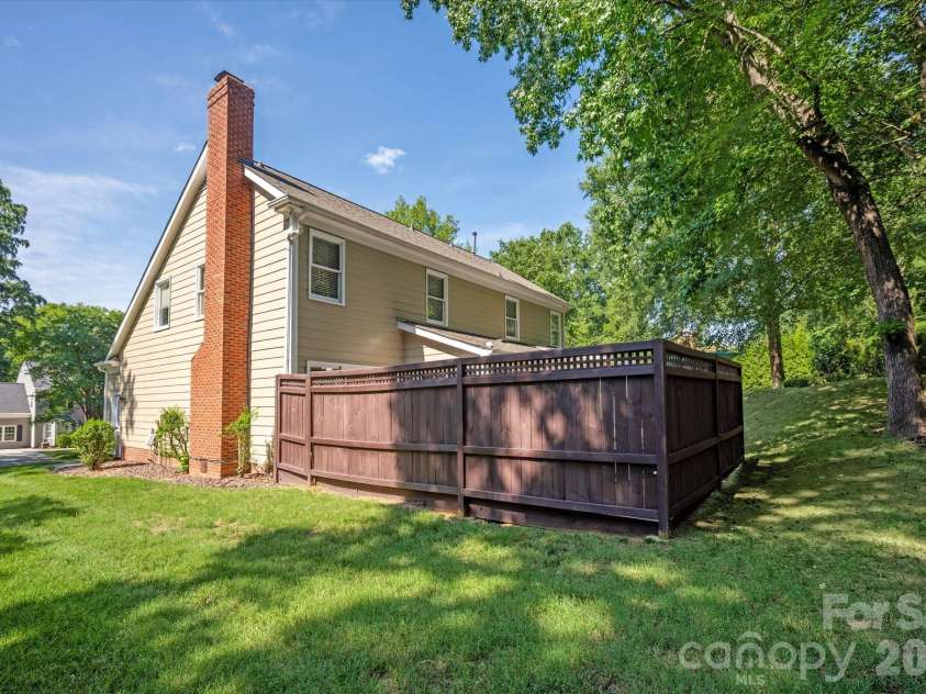 9801 Deer Spring Lane, Charlotte, NC 28210.  MLS# CAR4404766, YatesRealty ID 38506. Private deck space