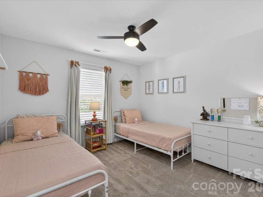 6002 Weddington Pointe Drive, Monroe, NC 28110.  MLS# CAR4377599, YatesRealty ID 38507. One of two secondary bedrooms