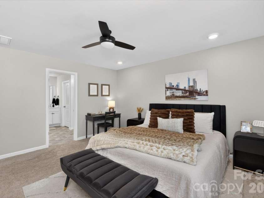 6002 Weddington Pointe Drive, Monroe, NC 28110.  MLS# CAR4377599, YatesRealty ID 38507. Owner's Suite