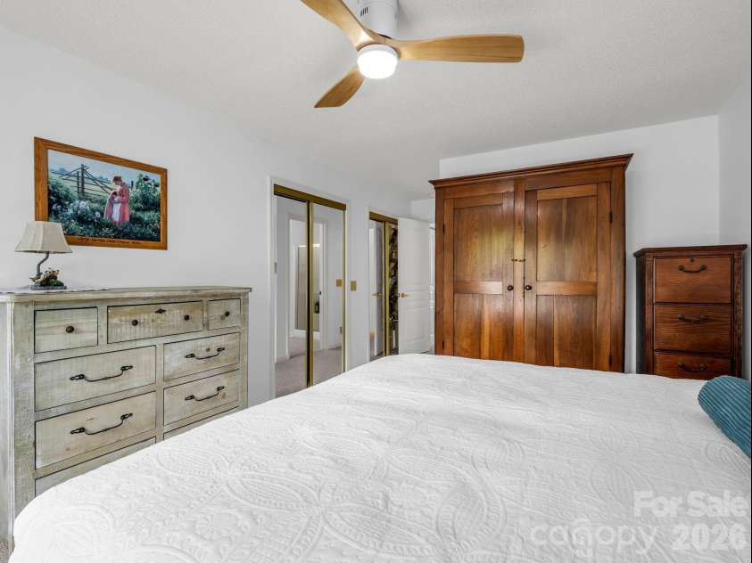 1706 Deermouse Way, Hendersonville, NC 28792.  MLS# CAR4400240, YatesRealty ID 38508. Spacious Primary Bedroom Double Closets