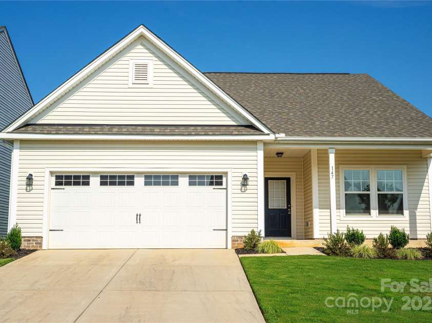 147 Fesperman Circle, Troutman, NC 28166.  MLS# CAR4166451, YatesRealty ID 3851. Front of Home