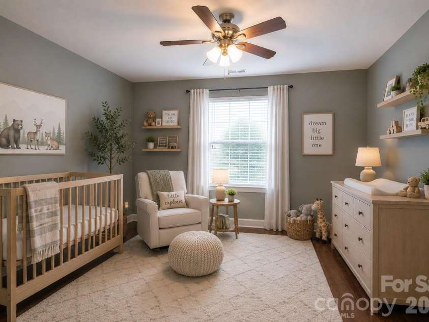2134 Gillette Drive, Clover, SC 29710.  MLS# CAR4405603, YatesRealty ID 38521. Bedroom 2 Virtually Staged