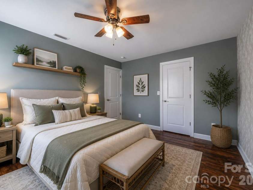 2134 Gillette Drive, Clover, SC 29710.  MLS# CAR4405603, YatesRealty ID 38521. Bedroom 3 Virtually Staged