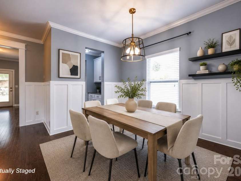 2134 Gillette Drive, Clover, SC 29710.  MLS# CAR4405603, YatesRealty ID 38521. Dining Room - Virtually Staged