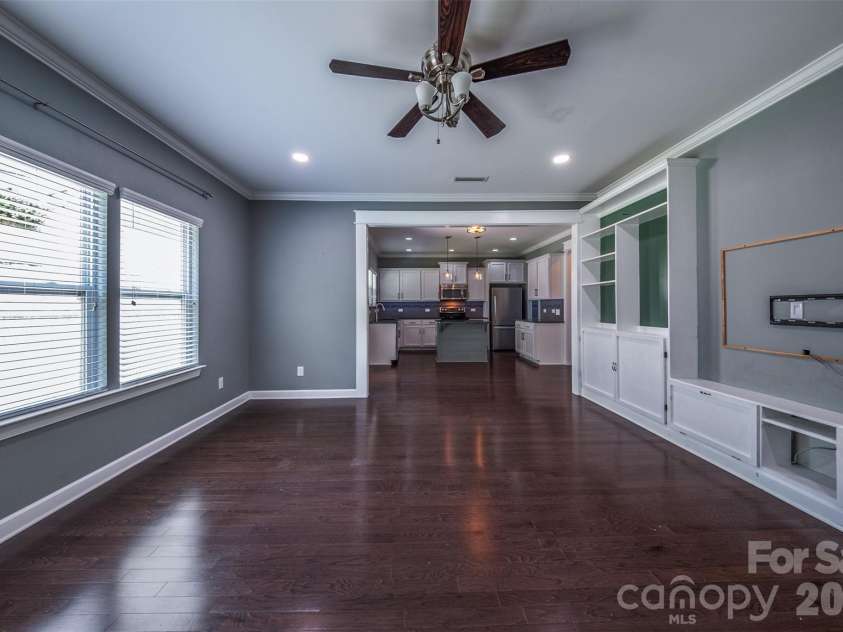 2134 Gillette Drive, Clover, SC 29710.  MLS# CAR4405603, YatesRealty ID 38521. Great Room looking towards Kitchen